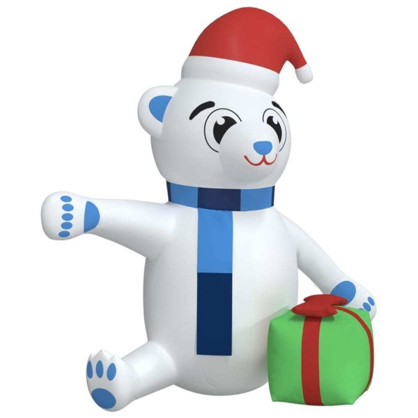 Christmas Inflatable Teddy Bear LED – 180 cm, Model 1