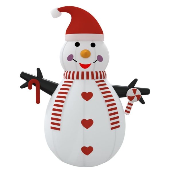 Inflatable Snowman with LEDs – 250 cm