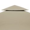 Waterproof Gazebo Cover Canopy 310 g / m – 3×3 m, Beige