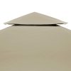 Waterproof Gazebo Cover Canopy 310 g / m – 3×4 m, Beige