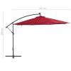 Cantilever Umbrella 3.5 m – Bordeaux Red