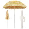 Beach Umbrella Natural Hawaii Style – 180 cm