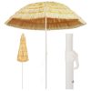 Beach Umbrella Natural Hawaii Style – 240 cm