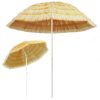 Beach Umbrella Natural Hawaii Style – 240 cm