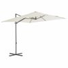 Cantilever Umbrella with Steel Pole – 250×250 cm, Sand