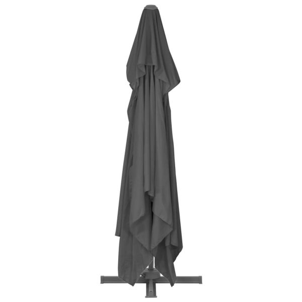 Cantilever Umbrella with Aluminium Pole – 400×300 cm, Anthracite
