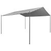 Gazebo Pavilion Tent Canopy Steel – 4×4 m, Anthracite