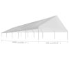 Party Tent Roof 5 x 10 m White