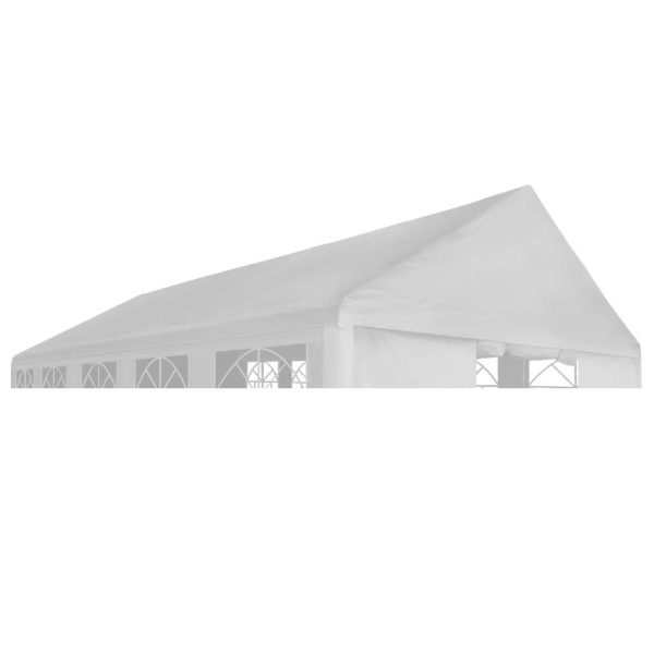 Party Tent Roof 5 x 10 m White