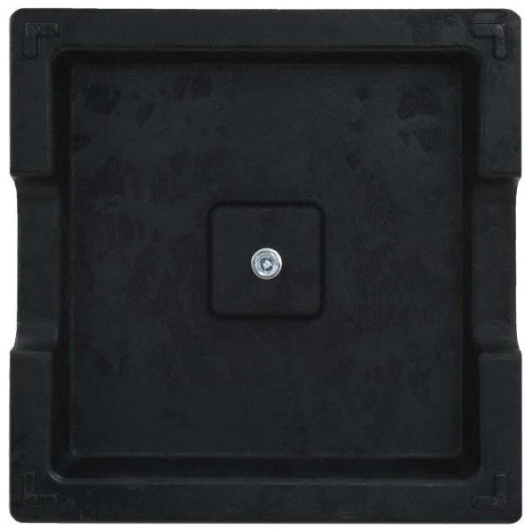 Parasol Base Polyresin Black – 8 kg, Square