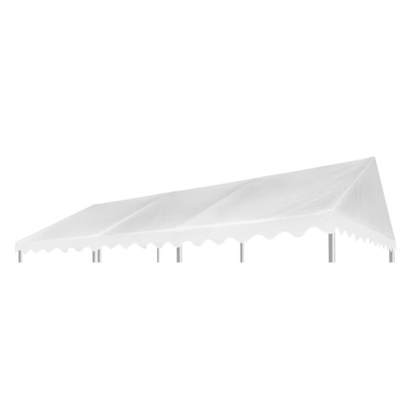 Gazebo Top Cover PVC 500 g/m² 3×6 m White