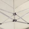 Professional Folding Party Tent with Walls Aluminium – 6×3 m, Cream
