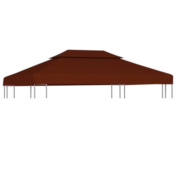Waterproof Gazebo Cover Canopy 310 g / m – 4×3 m, Terracotta