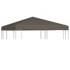 Gazebo Top Cover 310 g/m – 3×3 m, Taupe