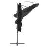Cantilever Umbrella with Steel Pole – 250×250 cm, Black