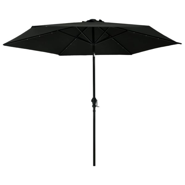 LED Cantilever Umbrella 3 m – Black