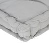 Pallet Floor Cushion Cotton – 120x80x10 cm, Grey