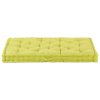Pallet Floor Cushion Cotton – 120x40x7 cm, Green