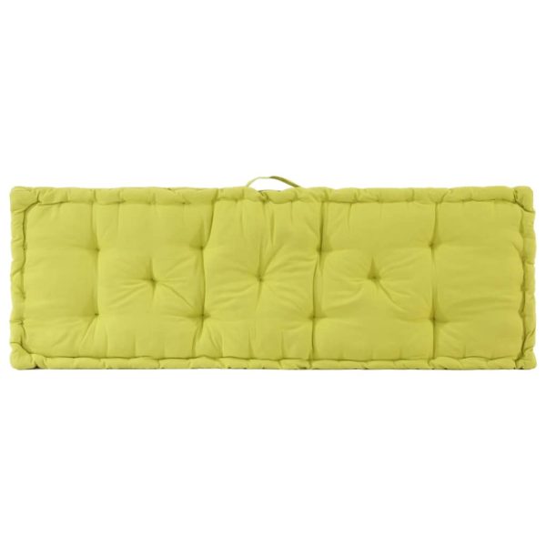 Pallet Floor Cushion Cotton – 120x40x7 cm, Green