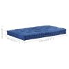 Pallet Floor Cushion Cotton – 120x80x10 cm, Light Blue