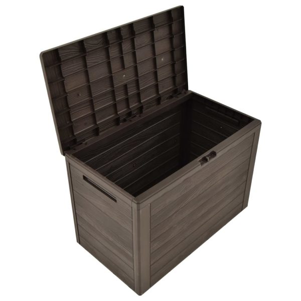 Garden Storage Box 78x44x55 cm – Brown, 190 l