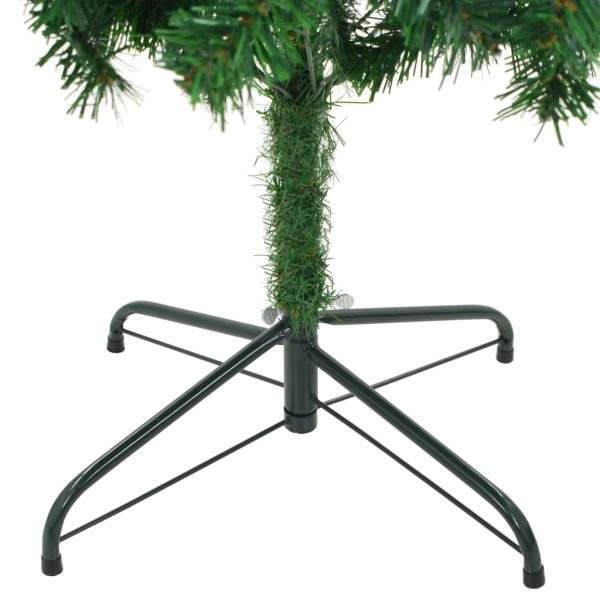 Artificial Christmas Tree with Stand Branches – 210×105 cm, Green