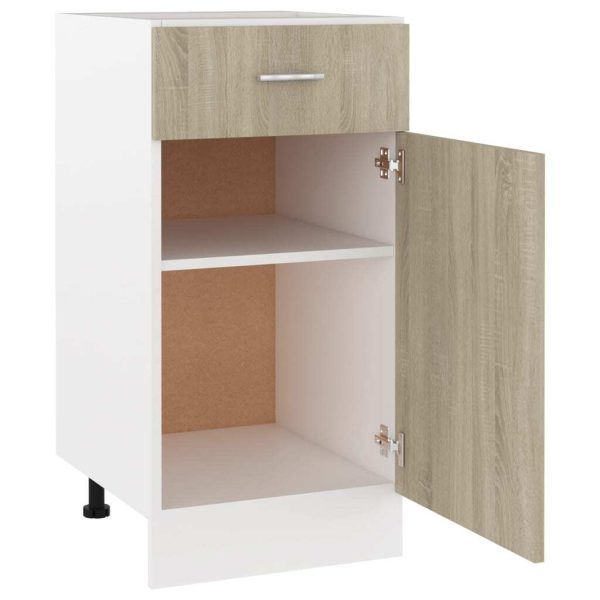 Cabinet Engineered Wood – Sonoma oak, Drawer Bottom Cabinet 40 Cm