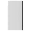 Cabinet Engineered Wood – Grey, Hanging Glass Cabinet 60 Cm