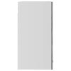 Cabinet Engineered Wood – Concrete Grey, Hanging Glass Cabinet 60 Cm