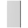 Cabinet Engineered Wood – High Gloss Grey, Hanging Glass Cabinet 60 Cm