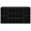 Shoe Bench 103x30x54.5 cm Engineered Wood – Black