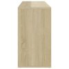 Shoe Bench 103x30x54.5 cm Engineered Wood – Sonoma oak