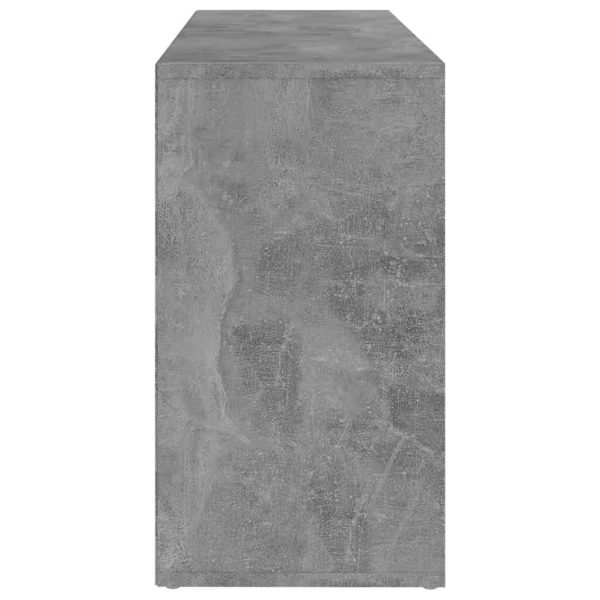 Shoe Bench 103x30x54.5 cm Engineered Wood – Concrete Grey