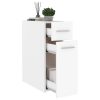 Apothecary Cabinet 20×45.5×60 cm Engineered Wood – White