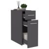 Apothecary Cabinet 20×45.5×60 cm Engineered Wood – Grey
