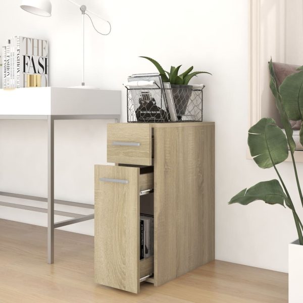 Apothecary Cabinet 20×45.5×60 cm Engineered Wood – Sonoma oak