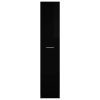 Apothecary Cabinet 30×42.5×150 cm Engineered Wood – High Gloss Black