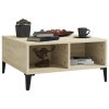 Coffee Table 60x60x30 cm Engineered Wood – Sonoma oak