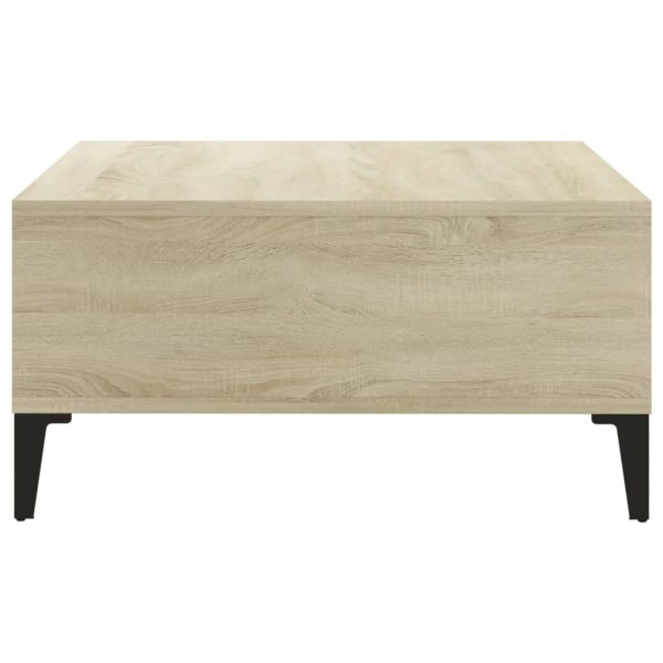 Coffee Table 60x60x30 cm Engineered Wood – Sonoma oak