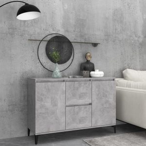 Sideboard 104x35x70 cm Engineered Wood – Concrete Grey