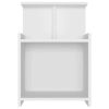Duluth Bed Cabinet 40x35x60 cm Engineered Wood – White, 2
