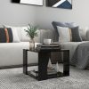 Coffee Table 40x40x30 cm Engineered Wood – Black