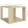 Coffee Table 40x40x30 cm Engineered Wood – Sonoma oak