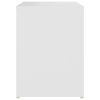 Geneva Bed Cabinet 40x30x40 cm Engineered Wood – White, 1