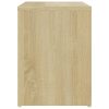 Geneva Bed Cabinet 40x30x40 cm Engineered Wood – Sonoma oak, 2