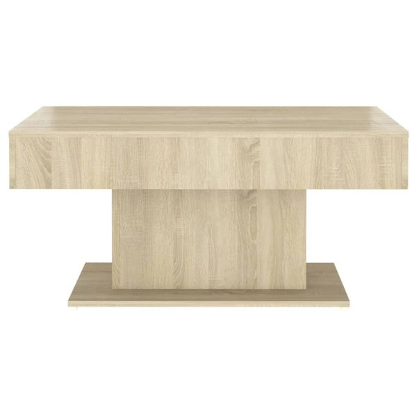 Coffee Table 96x50x45 cm Engineered Wood – Sonoma oak