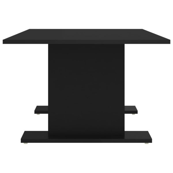 Coffee Table 103.5x60x40 cm Engineered Wood – Black