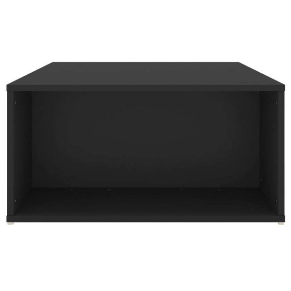 Coffee Table 90x67x33 cm Engineered Wood – Black