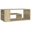 Coffee Table 100x50x40 cm Engineered Wood – Sonoma oak