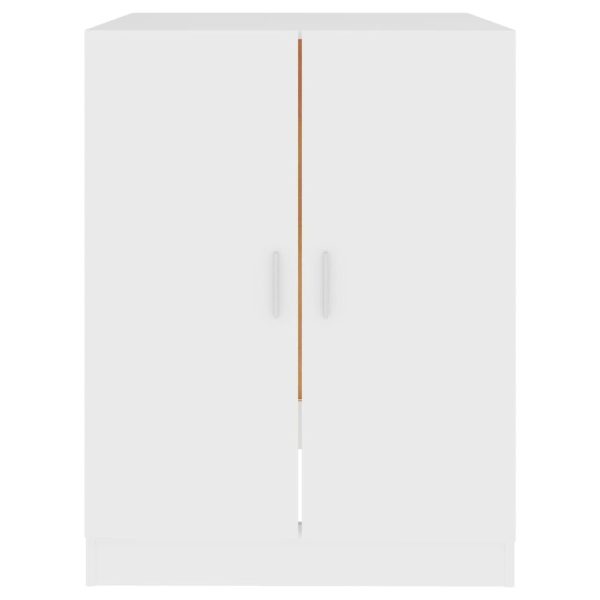 Washing Machine Cabinet 71×71.5×91.5 cm – White